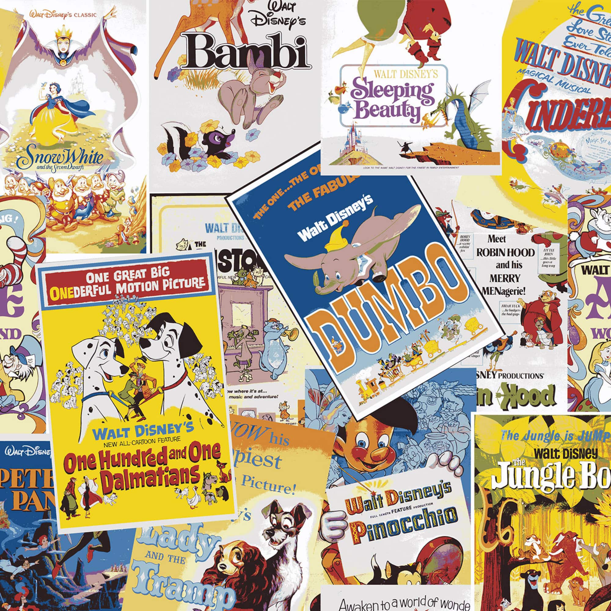 Disney® Great Love Posters Cotton Fabric